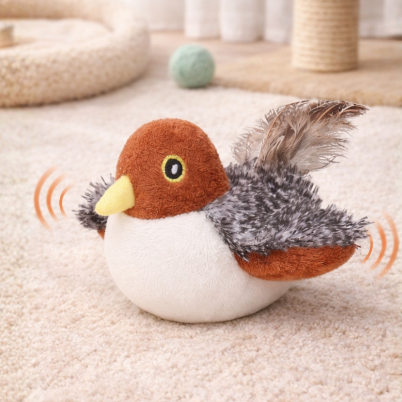 Interactive Flapping Bird Cat Toy - Motion Activated