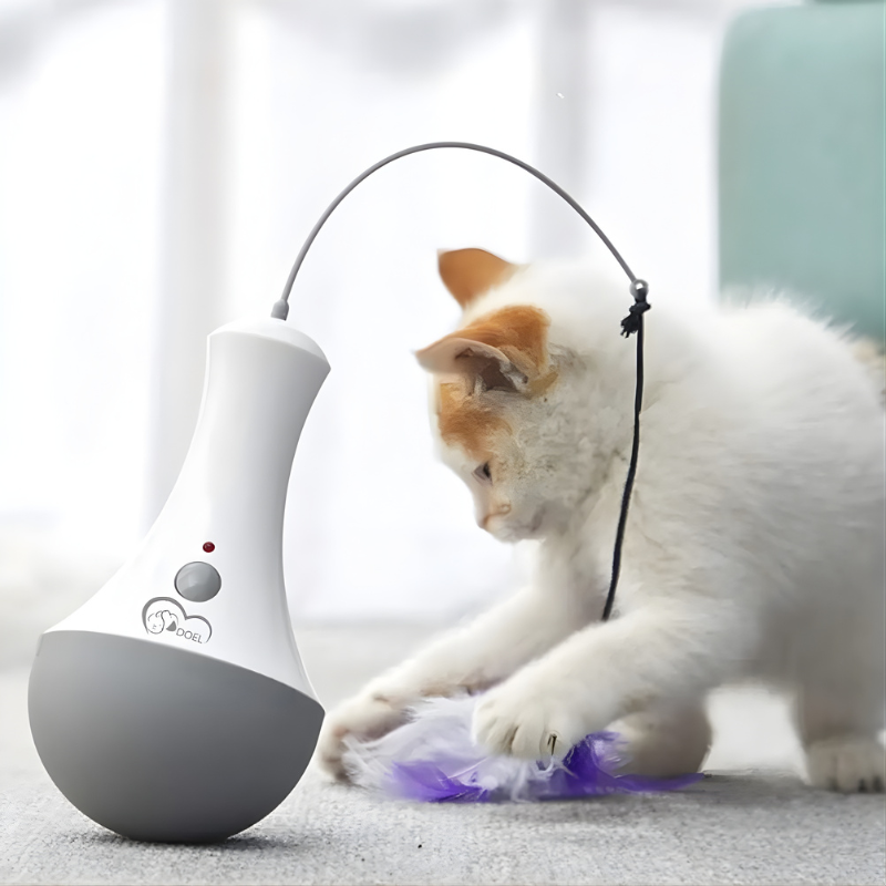 Automatic Cat Feather Toy - Spinning Teaser
