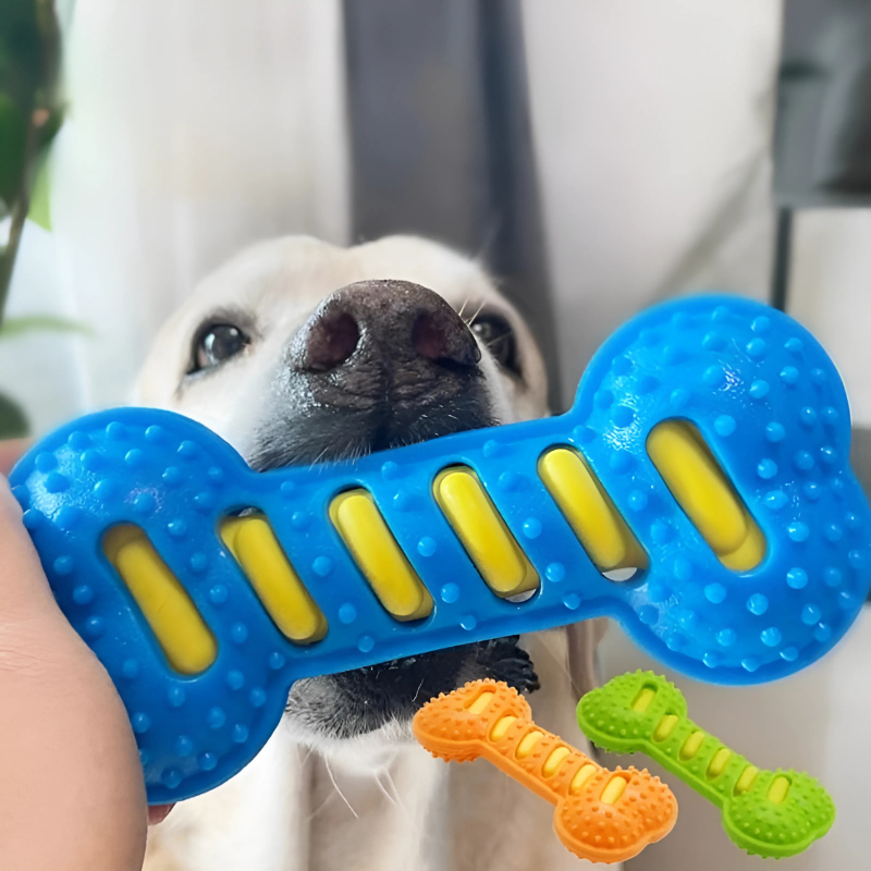 Dog Chew Toy Dental Cleaning Durable Rubber