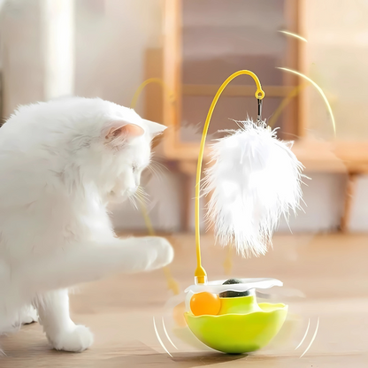 Interactive Cat Toy - Self-Play Spinner Ball