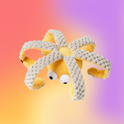 Plush Dog Toy Crinkle Chew Interactive Toy