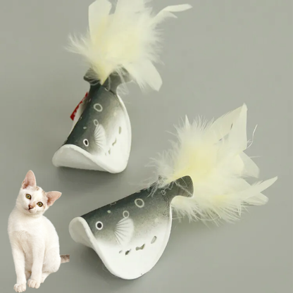Catnip Teaser Toy Interactive Kitten Play Wand