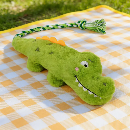 Plush Rope Dog Toy - Durable Chew & Tug Toy