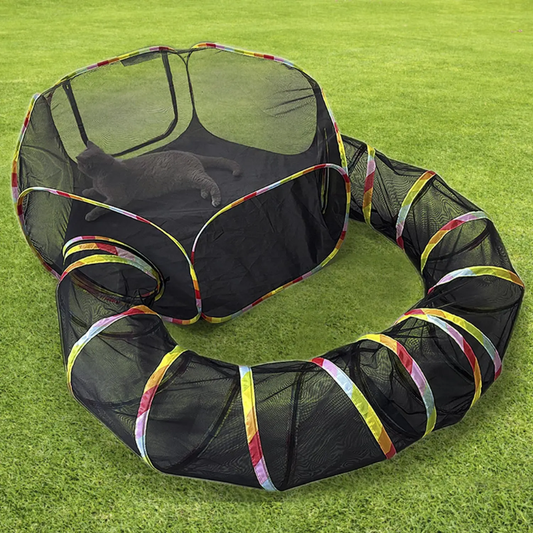 Outdoor Cat Tent Enclosure Portable Pet Playpen