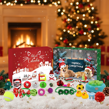 Pet Advent Calendar - 24 Day Treat & Toy Set