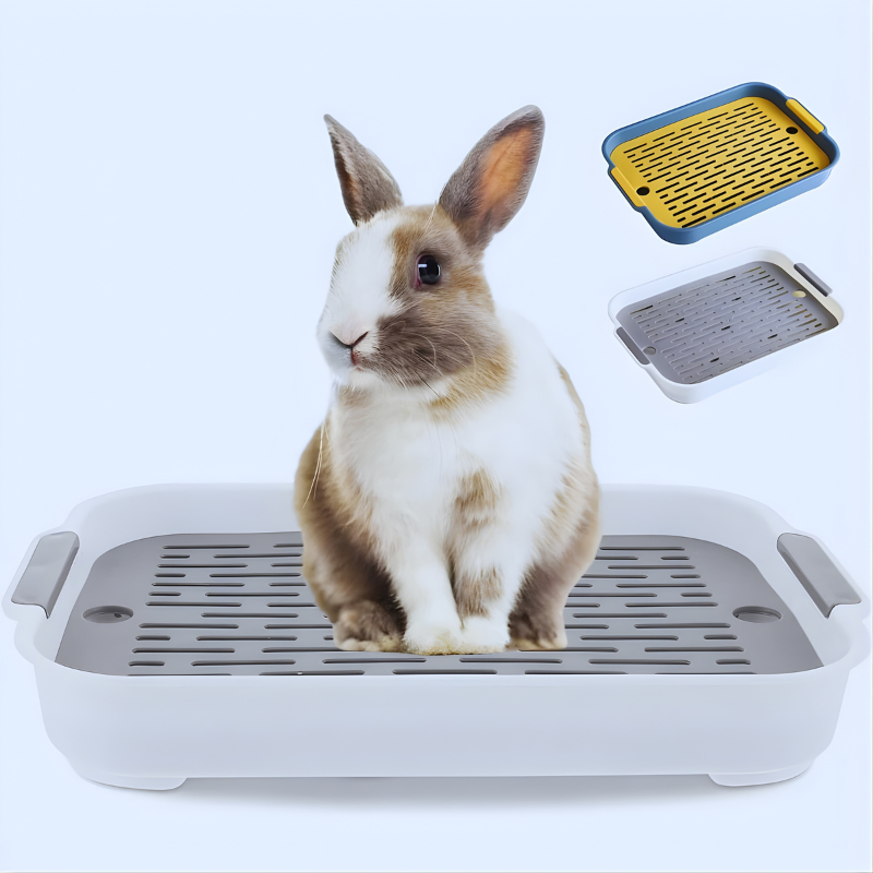 Small Pet Toilet Tray - Easy Clean Cage Potty