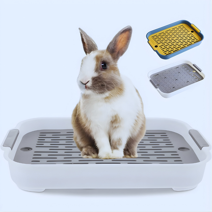 Small Pet Toilet Tray - Easy Clean Cage Potty