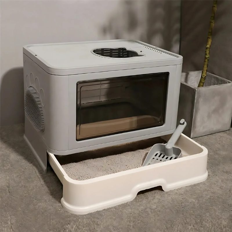 Hidden Cat Litter Box - Odor Control Enclosure