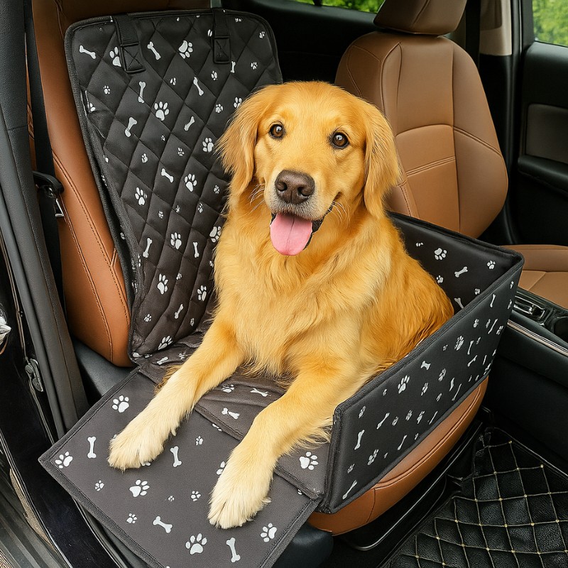 Dog Car Seat Booster - Secure Travel Pet Carrier