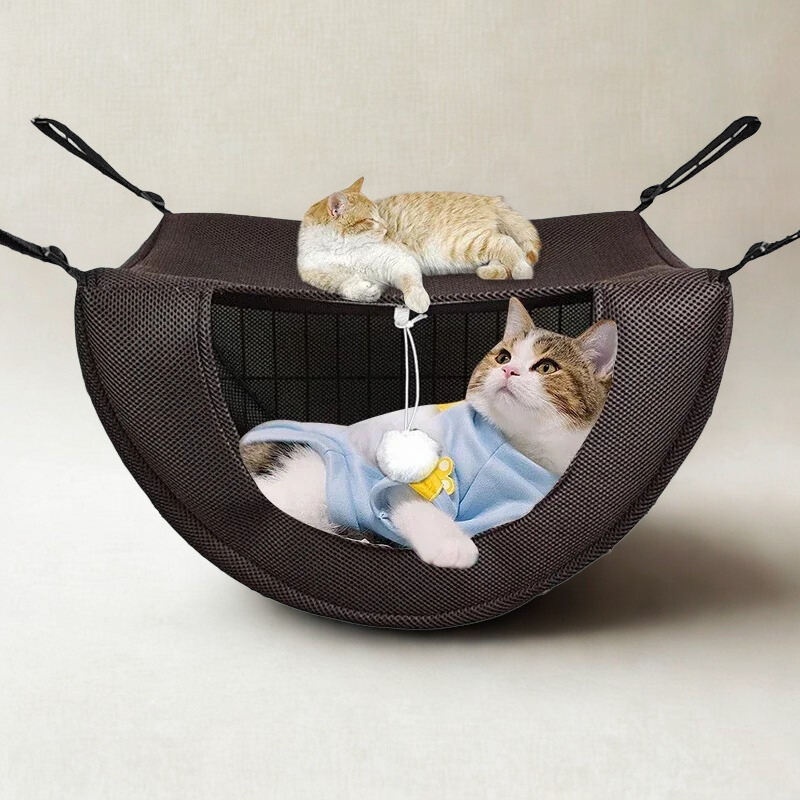 Breathable Pet Hammock Bed - Lightweight Hanging Bed