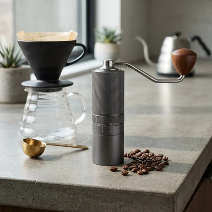 Manual Coffee Grinder 7-Core Steel for Espresso & Drip