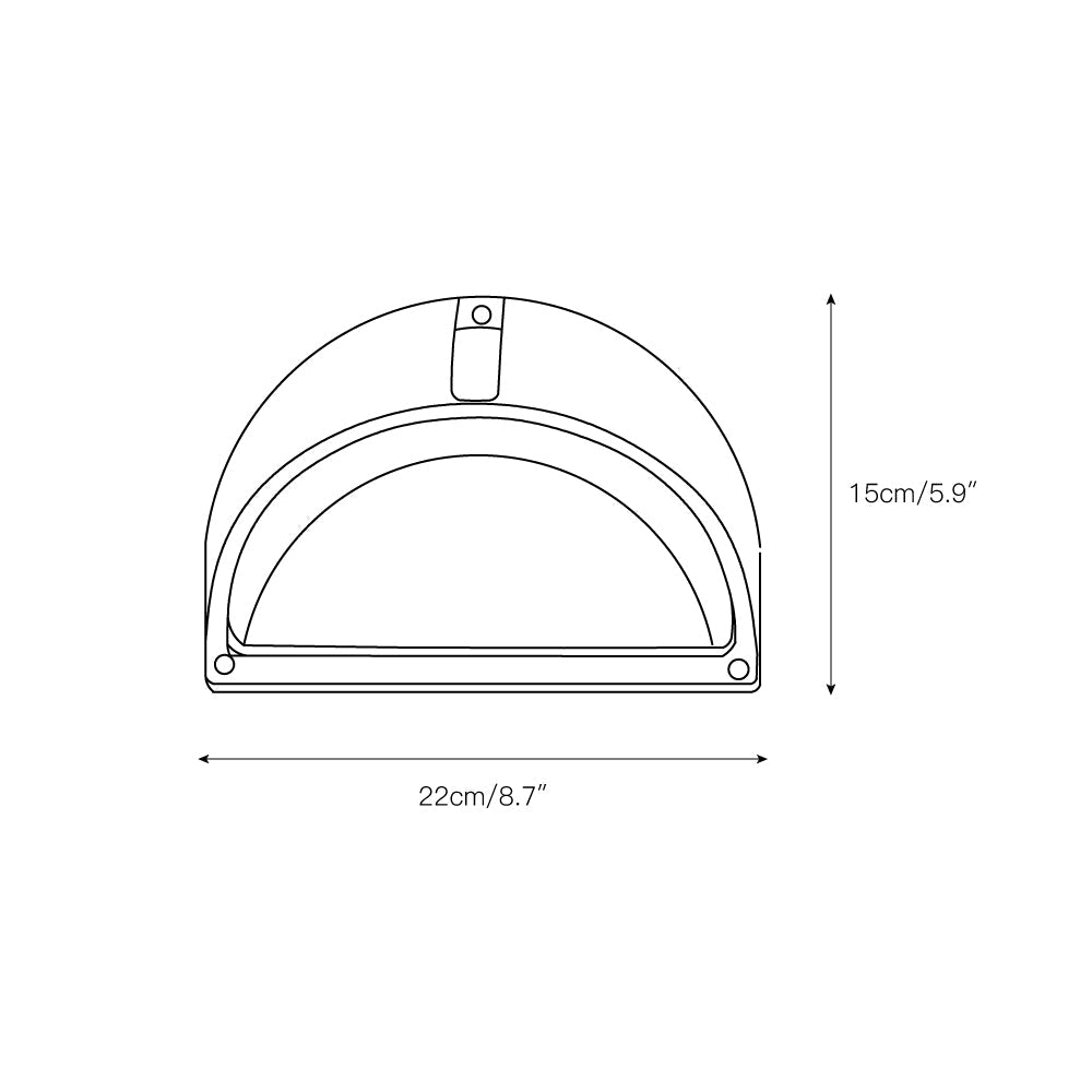 Outdoor Aluminium Wall Sconce with Opaque Glass Shade – image 8