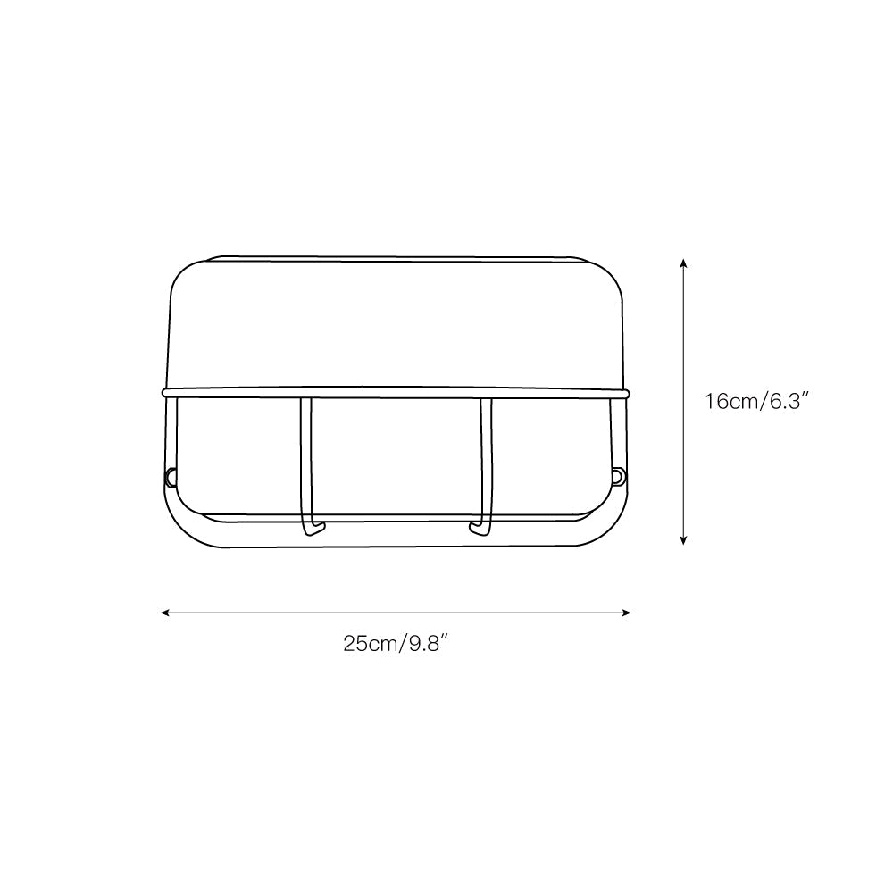 Outdoor Aluminium Wall Sconce with Opaque Glass Shade – image 9