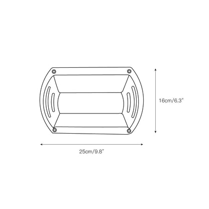 Outdoor Aluminium Wall Sconce with Opaque Glass Shade – image 11