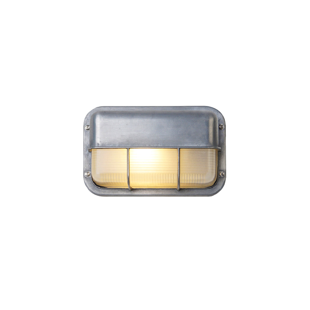 Outdoor Aluminium Wall Sconce with Opaque Glass Shade – image 1