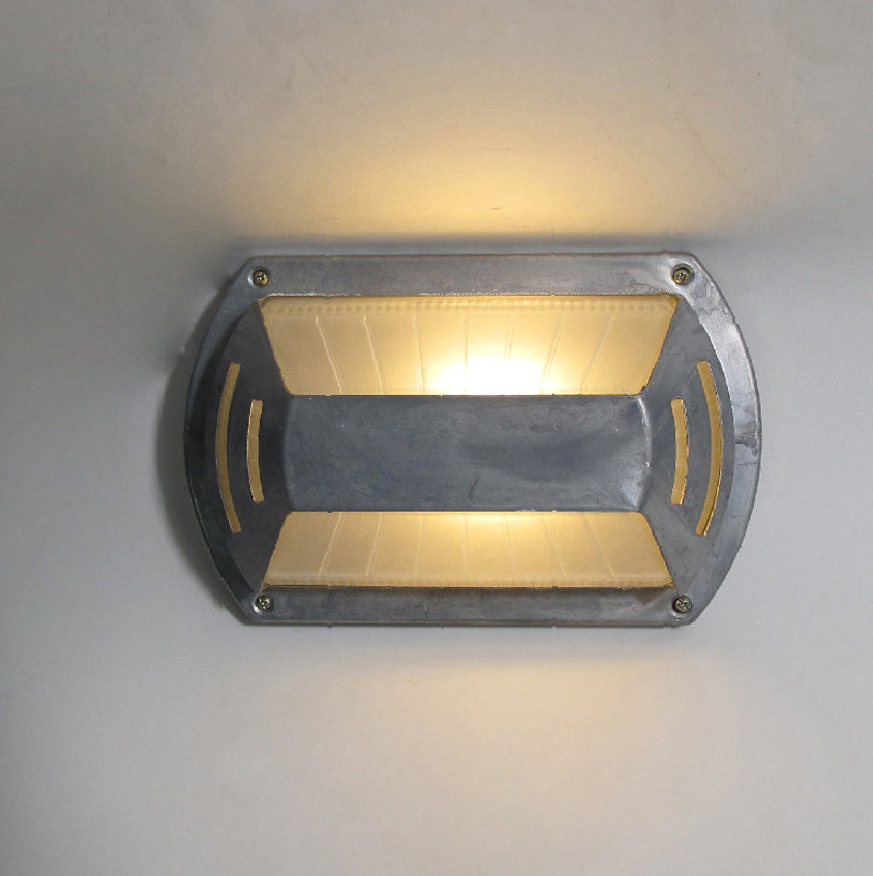 Outdoor Aluminium Wall Sconce with Opaque Glass Shade – image 53