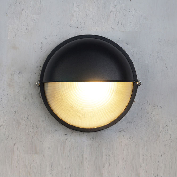Outdoor Aluminium Wall Sconce with Opaque Glass Shade – image 55