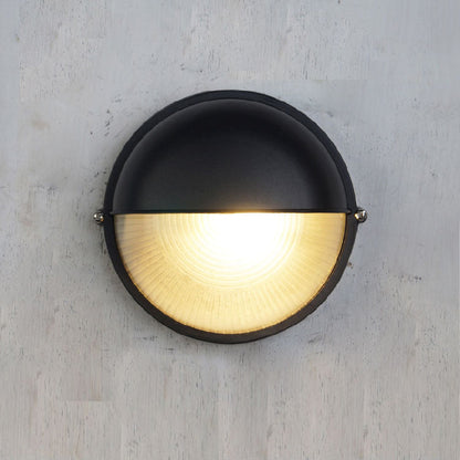 Outdoor Aluminium Wall Sconce with Opaque Glass Shade – image 55