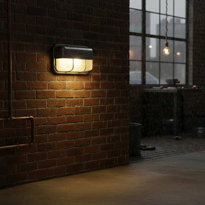 Outdoor Aluminium Wall Sconce with Opaque Glass Shade – image 14