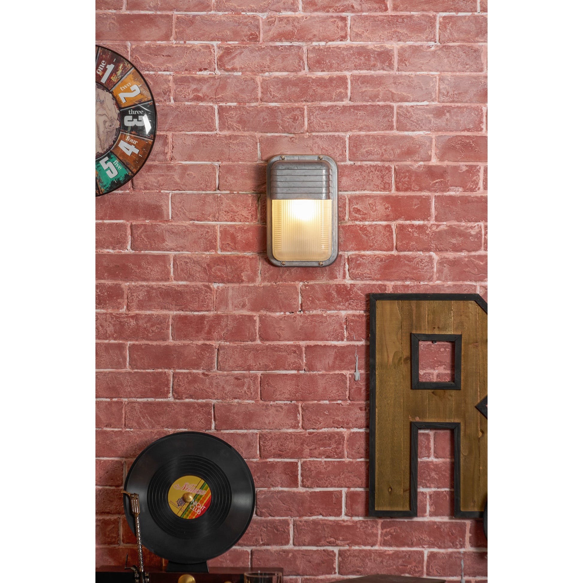 Outdoor Aluminium Wall Sconce with Opaque Glass Shade – image 33