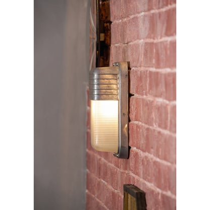 Outdoor Aluminium Wall Sconce with Opaque Glass Shade – image 36