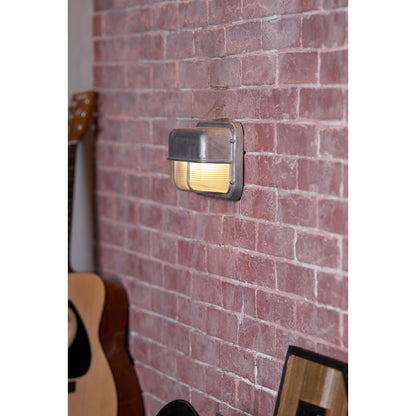 Outdoor Aluminium Wall Sconce with Opaque Glass Shade – image 28