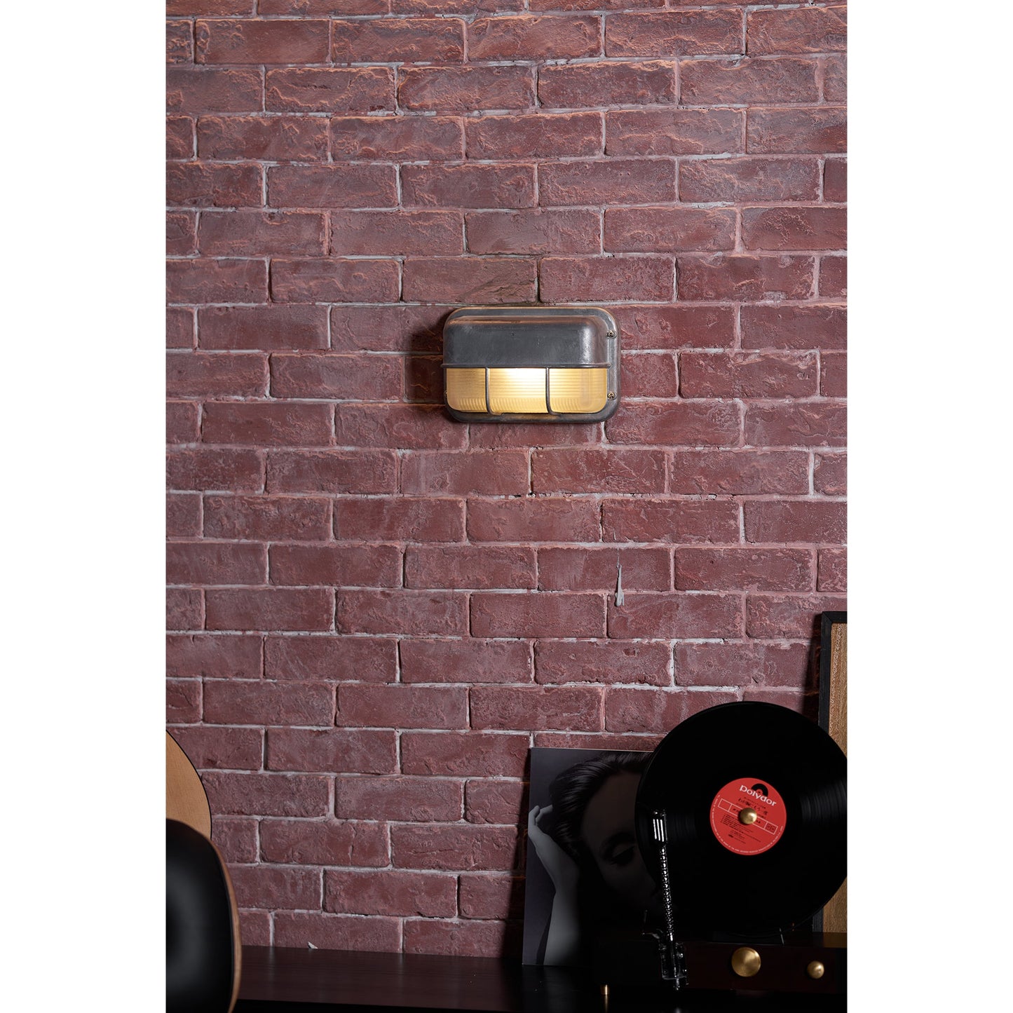 Outdoor Aluminium Wall Sconce with Opaque Glass Shade – image 30