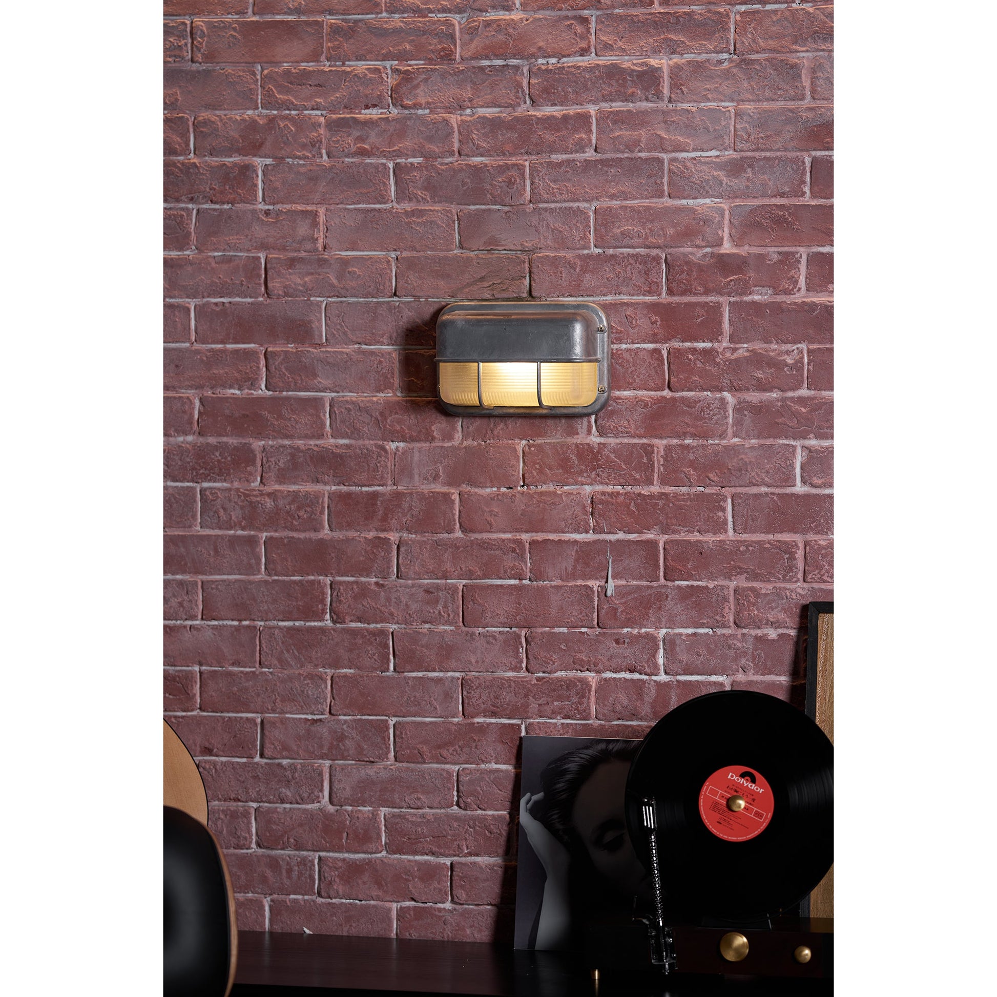 Outdoor Aluminium Wall Sconce with Opaque Glass Shade – image 30