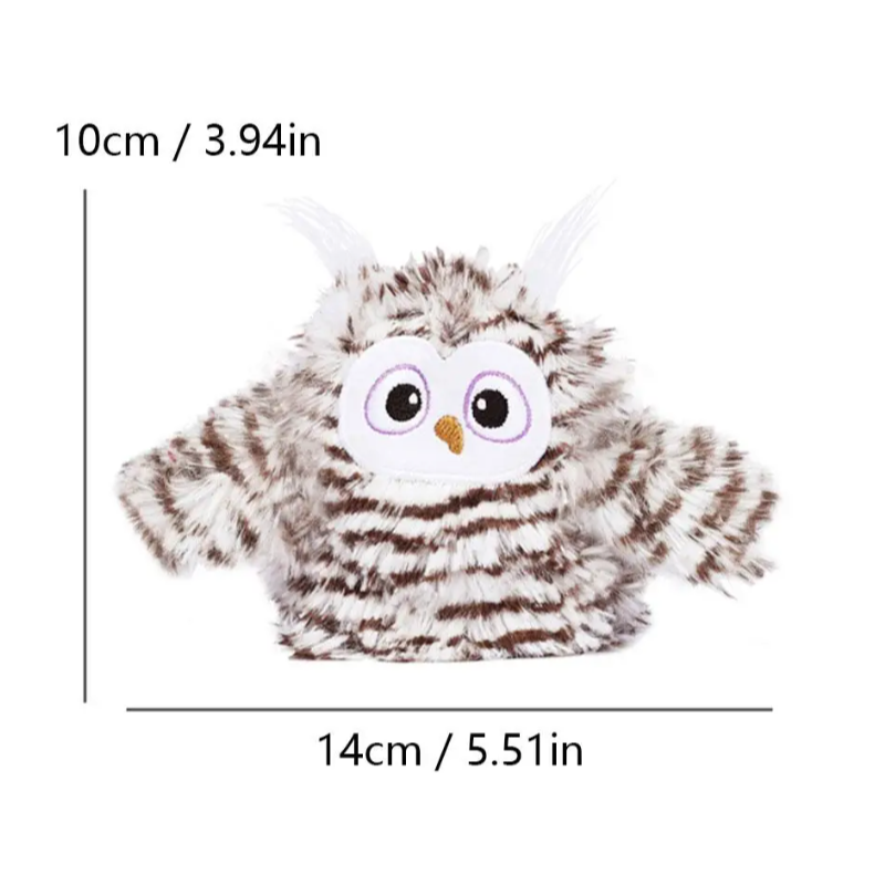 Flapping Owl Cat Toy - Interactive Hunting Toy