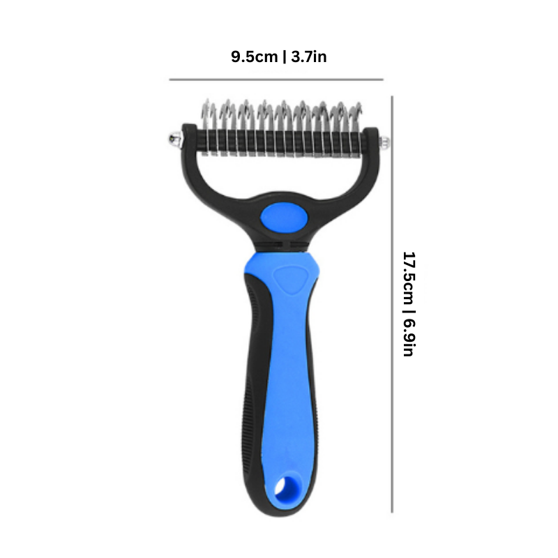2-in-1 Pet Grooming Brush - Deshedding Tool