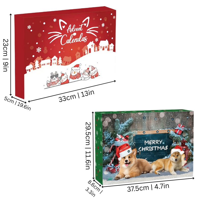 Pet Advent Calendar - 24 Day Treat & Toy Set