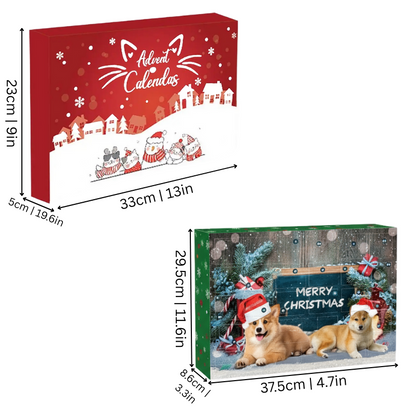 Pet Advent Calendar - 24 Day Treat & Toy Set