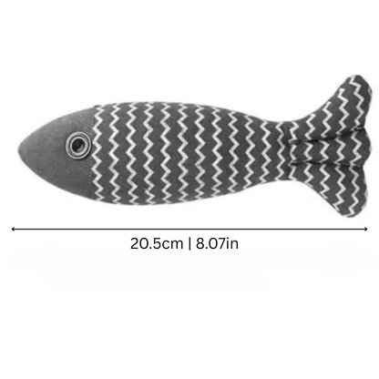 Catnip Fish Toys Set - Interactive Cat Chew Toys