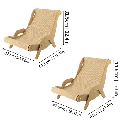 Cat Scratcher Lounge Chair - Modern Cat Furniture