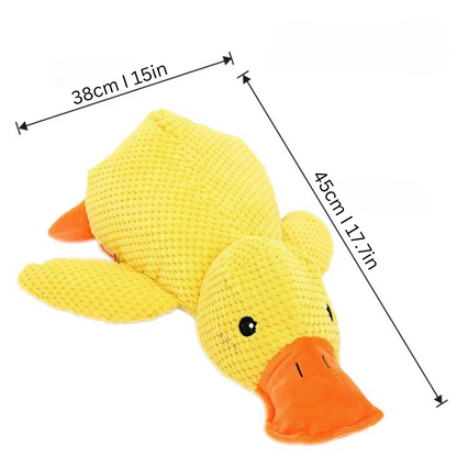 Duck Plush Dog Toy - Soft Squeaky Chew Toy