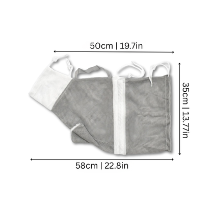 Pet Grooming Restraint Bag - Scratch Resistant Mesh