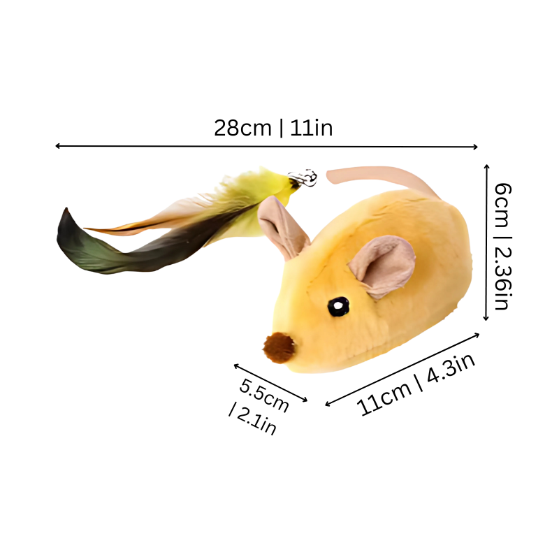 RC Cat Toy Moving Bug LED Interactive Toy