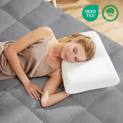 Ventilated Gel Memory Foam Pillow with Washable Cover