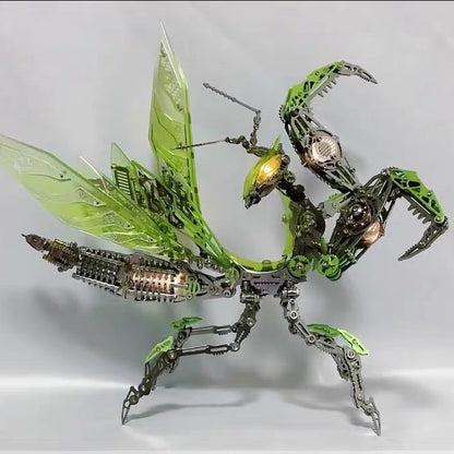 3D Metal Mechanical Mantis 1200PCS Puzzle Model Kit Insect Series