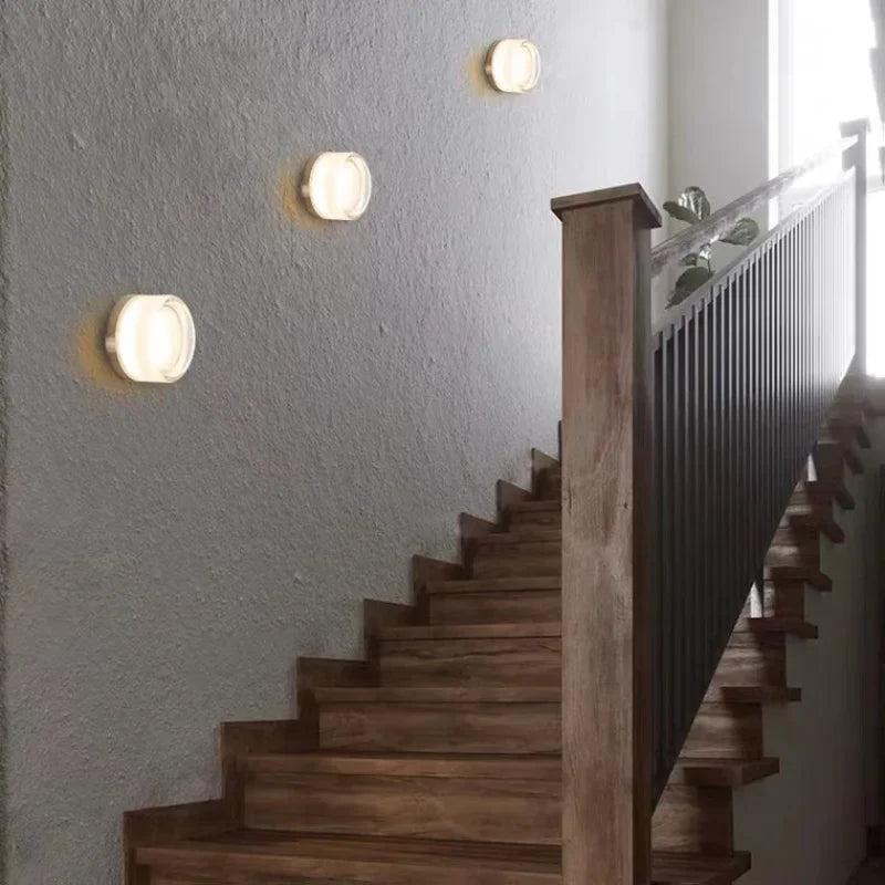 Modern Round Wall Lamp Ambient Indoor Light