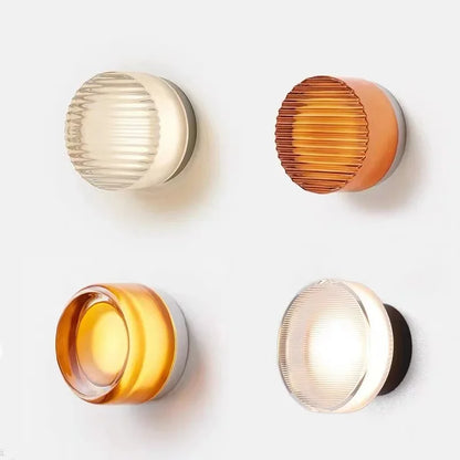 Modern Round Wall Lamp Ambient Indoor Light