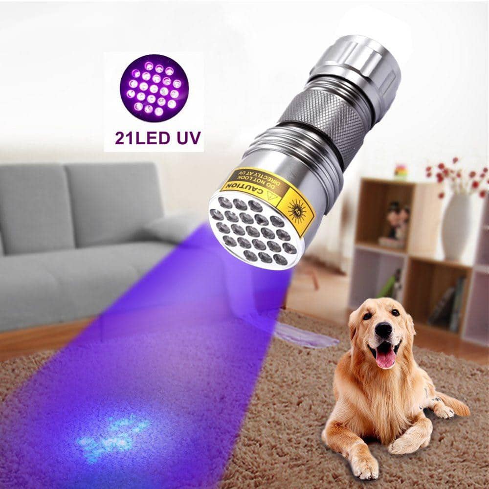 21-LED UV Blacklight Flashlight