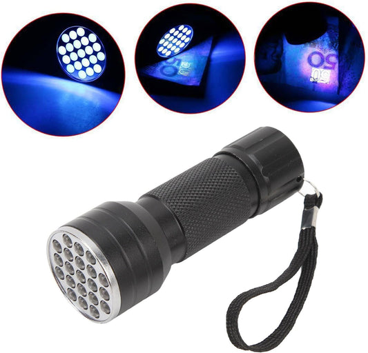 21-LED UV Blacklight Flashlight