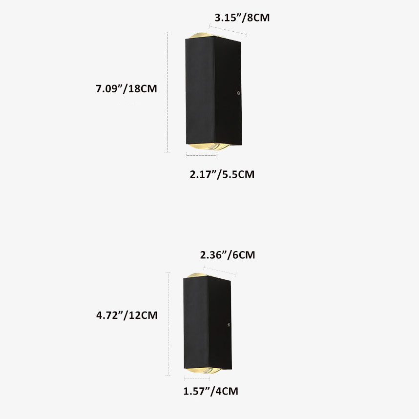 Waterproof LED Outdoor Wall Light – Up Down Lamp