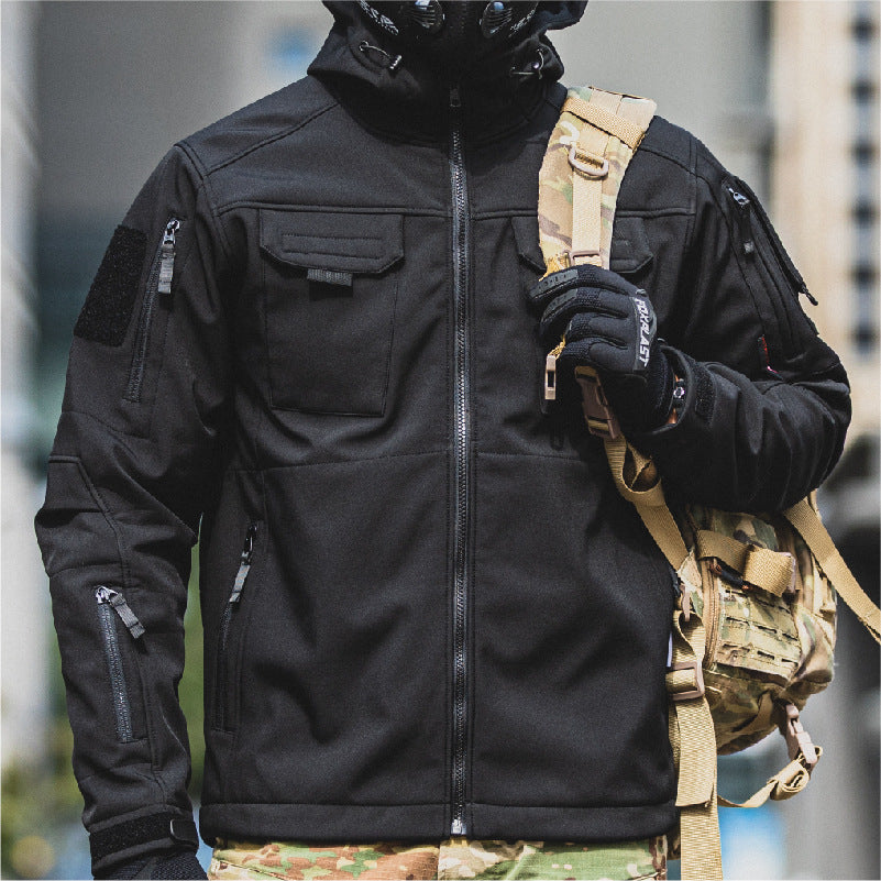5-in-1 Tactical Jacket – Waterproof Softshell for All Terrain