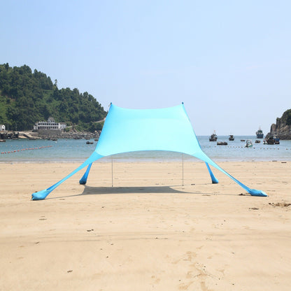 Sun sail for beach and garden – UV protection in 5 colors