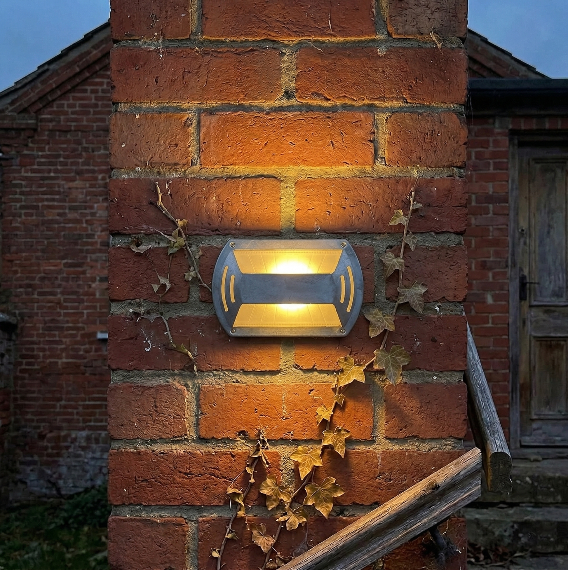 Outdoor Aluminium Wall Sconce with Opaque Glass Shade – image 25
