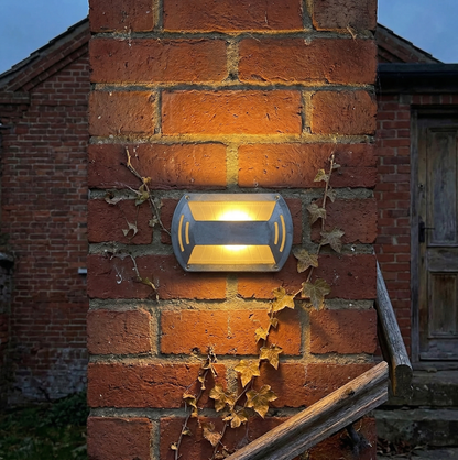 Outdoor Aluminium Wall Sconce with Opaque Glass Shade – image 25