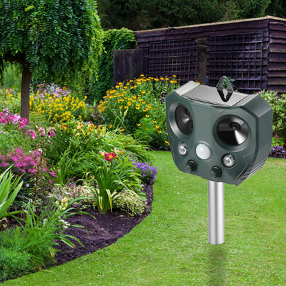 Solar Ultrasonic Animal Repeller Pest Control