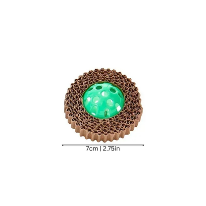 Interactive Cat Toy Ring - Scratch & Spin Toy